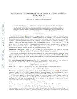 Determinacy and indeterminacy of games played on complete