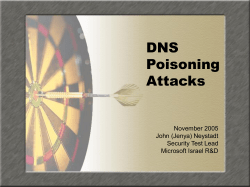 DNS Poisoning
