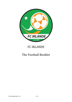 fci football booklet