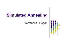 Simulated Annealing