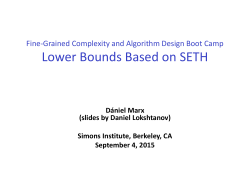 The Strong Exponential Time Hypothesis