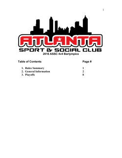 Bar Games Rules - Atlanta Sport and Social Club