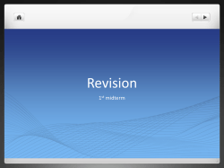 Revision
