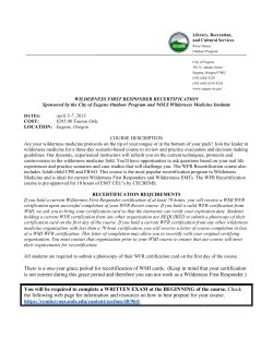 There is a one-year grace period for recertification of WMI cards