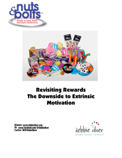 Revisiting Rewards The Downside to Extrinsic Motivation