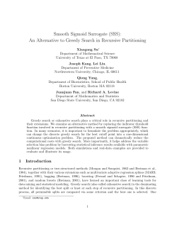 Smooth Sigmoid Surrogate (SSS): An Alternative to Greedy Search