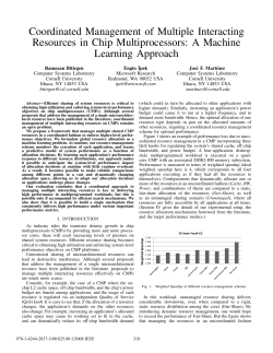 Coordinated Management of Multiple Interacting Resources in Chip