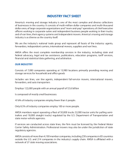 INDUSTRY FACT SHEET