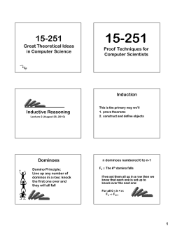 Great Theoretical Ideas in Computer Science Proof Techniques for