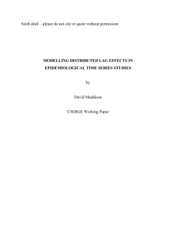 First draft - do not cite