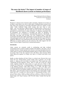 The more the better? The impact of number of stages of likelihood