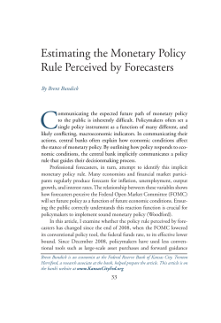Estimating the Monetary Policy Rule Perceived by Forecasters