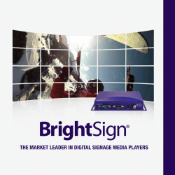 THE MARKET LEADER IN DIGITAL SIGNAGE MEDIA PLAYERS
