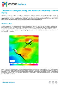 Thickness Analysis using the Surface Geometry Tool in Move