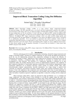 Improved Block Truncation Coding Using Dot