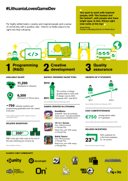 Game development in Lithuania