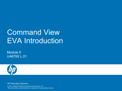Managing HP StorageWorks Enterprise Virtual Array