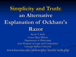 How Ockham`s Razor Helps You Find the Truth