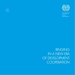 ringing in a new era of development cooperation