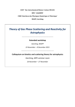 Theory of Gas Phase Scattering and Reactivity for Astrophysics