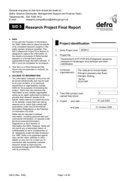 Development of RT-PCR and phylogenetic sequence analyses for