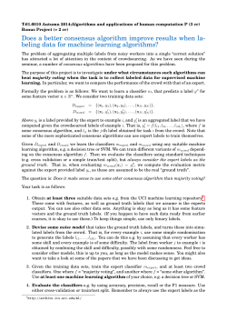 Does a better consensus algorithm improve results