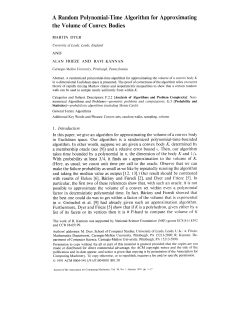 A random polynomial-time algorithm for