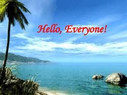 Part Two New Content Chapter 6 Pragmatics 6.1 Some Basic