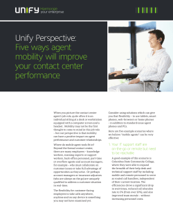 Five ways agent mobility will improve your contact center