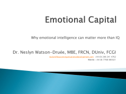 Emotional Intelligence - Beacon Organisational Development