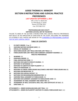 judge thomas h. minkoff section 8 instructions and judicial practice
