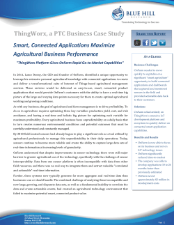 Smart, Connected Applications Maximize Agricultural