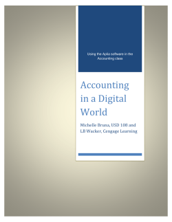 Accounting in a Digital World