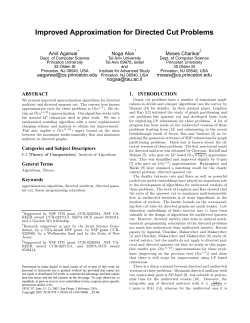 Improved Approximation for Directed Cut Problems