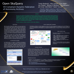 Open SkyQuery - Resources for Development for SDSS@JHU