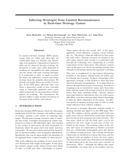 Inferring Strategies from Limited Reconnaissance in Real