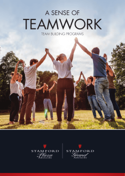 the full fact sheet of our Team Building Activities here