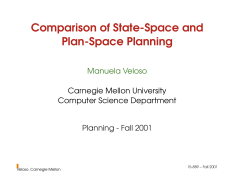 Comparison of State-Space and Plan-Space Planning