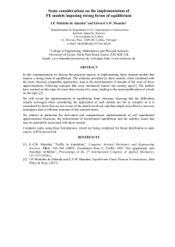 Instructions how to Prepare a One Page Abstract for the European