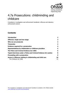 Ofsted publication - Digital Education Resource Archive (DERA)