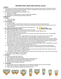 Beer Pong Rules 2