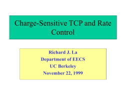Charge-Sensitive TCP and Rate Control