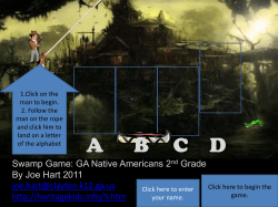 Swamp Game 2nd Grade Native Americans