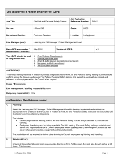 CTI00276 - First Aid and Personal Safety Trainer