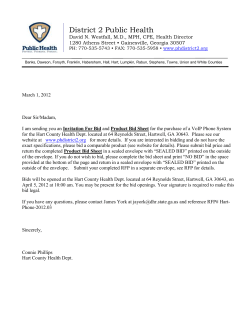 March 1, 2012 Dear Sir/Madam, I am sending you an Invitation For