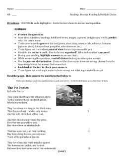 The Sea Turtle`s Built-In Compass