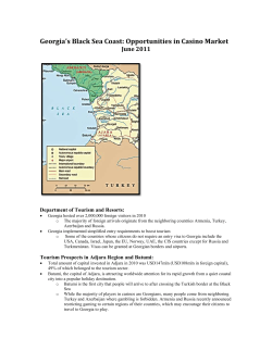 Georgia`s Black Sea Coast: Opportunities in Casino