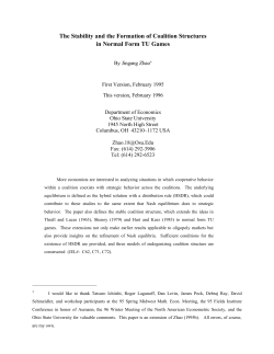 The Stability and the Formation of Coalition