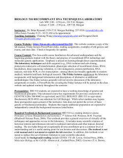 table of contents - Biology