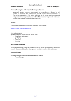 Japan Q1 2015 Progress Report
